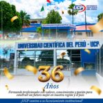 36 ANIVERSARIO DE LA UNIVERSIDAD CIENTÍFICA DEL PERÚ